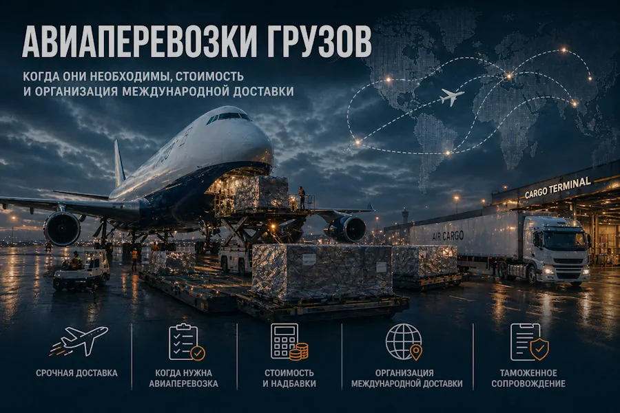 Авиаперевозки грузов: когда они необходимы, стоимость и организация международной доставки