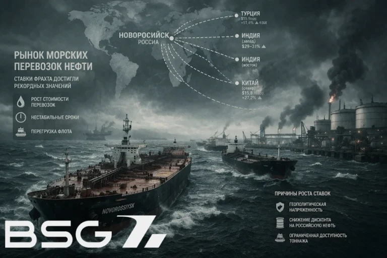 Морские перевозки нефти в 2026 году