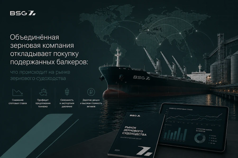 Теперь на тему: Объединённая зерновая компания откладывает покупку подержанных балкеров: что происходит на рынке зернового судоходства