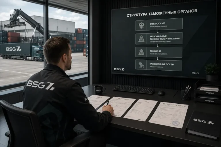 Структура таможенных органов и таможенное оформление грузов в России
