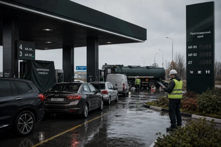 Дефицит бензина в Краснодарском крае: причины перебоев на АЗС и влияние на перевозки